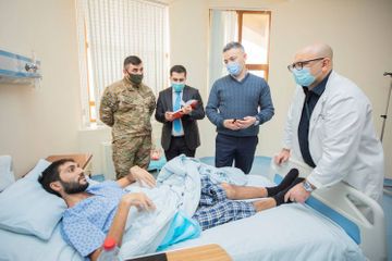 Turkish doctors continue examination of Azerbaijani veterans - PHOTO