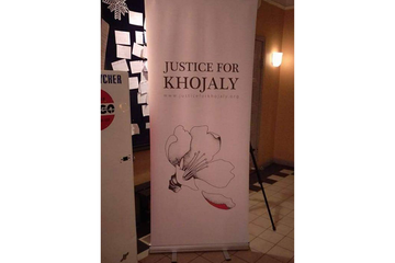 “Justice for Khojaly!” posters placed in Stockholm