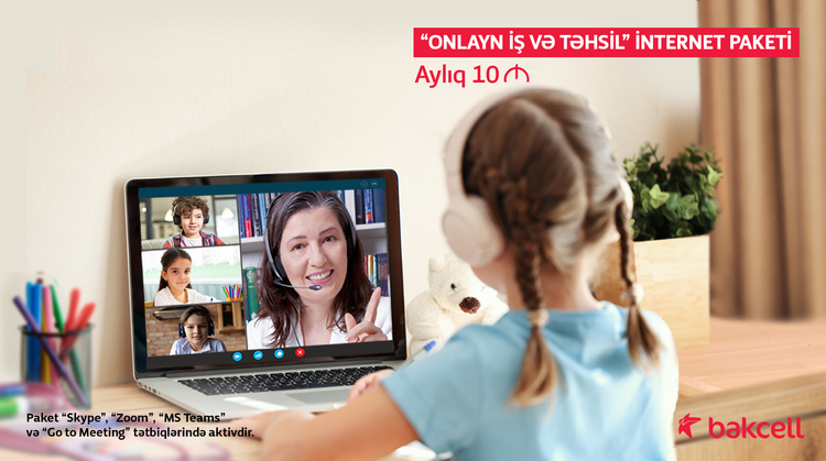Bakcell launches internet package for online education and work 