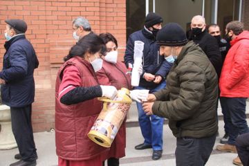 Compensation for the damage caused to the population in Ganja as a result of the Armenian aggression, begun