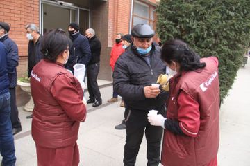 Compensation for the damage caused to the population in Ganja as a result of the Armenian aggression, begun