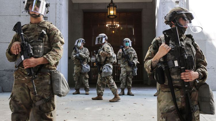 Up to 1,800 US National Guard troops mobilized in wake of Washington DC protests