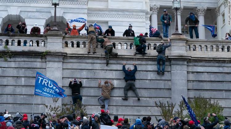 Capitol Police officer on life support after pro-Trump riot, union official says