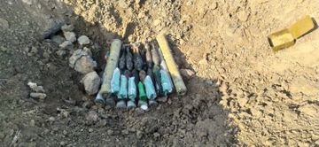 ANAMA found 216 pieces unexploded ordnance in territories along frontline - PHOTO