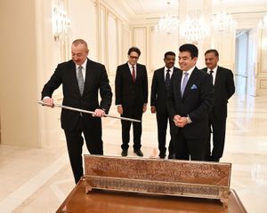 President Ilham Aliyev received delegation led by ICESCO Director General  - UPDATED