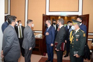 Azerbaijani FM met with Director General of Frontier Works Organisation