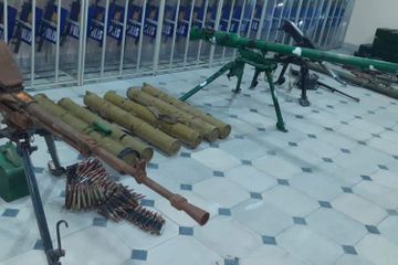 Weapon and ammunition left by Armenian armed units found in Sugovushan - VIDEO