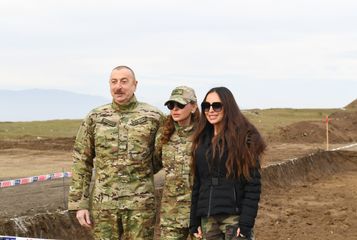 President Ilham Aliyev laid foundation stone for Fuzuli-Shusha highway and Fuzuli airport in Fuzuli district, visited the city of Shusha - PHOTO