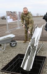 President Ilham Aliyev laid foundation stone for Fuzuli-Shusha highway and Fuzuli airport in Fuzuli district, visited the city of Shusha - PHOTO