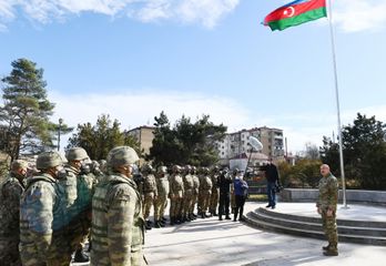President Ilham Aliyev laid foundation stone for Fuzuli-Shusha highway and Fuzuli airport in Fuzuli district, visited the city of Shusha - PHOTO