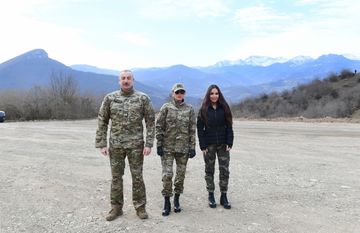 President Ilham Aliyev laid foundation stone for Fuzuli-Shusha highway and Fuzuli airport in Fuzuli district, visited the city of Shusha - PHOTO