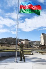 President Ilham Aliyev laid foundation stone for Fuzuli-Shusha highway and Fuzuli airport in Fuzuli district, visited the city of Shusha - PHOTO
