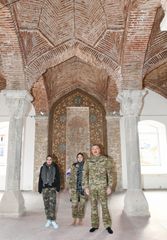 President Ilham Aliyev laid foundation stone for Fuzuli-Shusha highway and Fuzuli airport in Fuzuli district, visited the city of Shusha - PHOTO