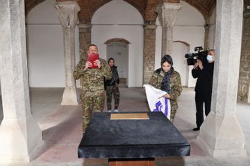 President Ilham Aliyev laid foundation stone for Fuzuli-Shusha highway and Fuzuli airport in Fuzuli district, visited the city of Shusha - PHOTO