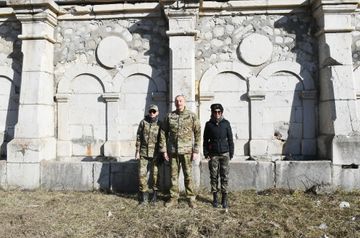 President Ilham Aliyev laid foundation stone for Fuzuli-Shusha highway and Fuzuli airport in Fuzuli district, visited the city of Shusha - PHOTO