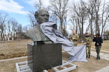 President Ilham Aliyev laid foundation stone for Fuzuli-Shusha highway and Fuzuli airport in Fuzuli district, visited the city of Shusha - PHOTO