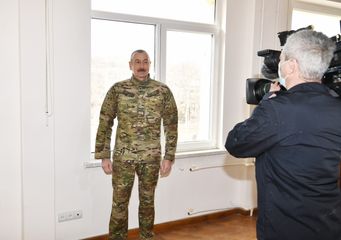 President Ilham Aliyev laid foundation stone for Fuzuli-Shusha highway and Fuzuli airport in Fuzuli district, visited the city of Shusha - PHOTO