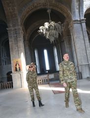President Ilham Aliyev laid foundation stone for Fuzuli-Shusha highway and Fuzuli airport in Fuzuli district, visited the city of Shusha - PHOTO