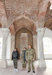 Azerbaijani President presents Holy Quran to Saatli mosque in Shusha