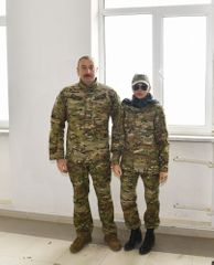 Azerbaijani President Ilham Aliyev and family members visit Executive Power building, Natavan spring, Bulbul's house museum in Shusha