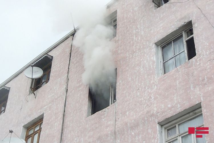 Fire breaks out in five-storey building in Azerbaijan's Shusha city
