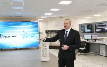 President Ilham Aliyev attended groundbreaking ceremony for two plants in Sumgayit Chemical Industry Park and inaugurated sheet glass factory