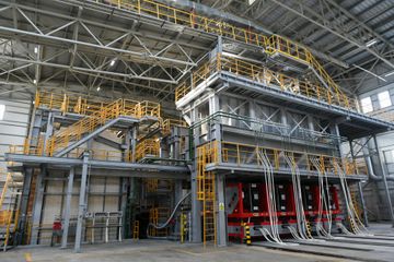 President Ilham Aliyev attended groundbreaking ceremony for two plants in Sumgayit Chemical Industry Park and inaugurated sheet glass factory
