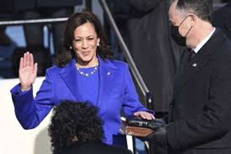 Kamala Harris sworn in as America