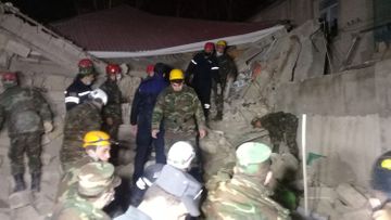 The body of a woman was removed from under the houses destroyed in the explosion in Khirdalan - PHOTO - VIDEO - UPDATED-2