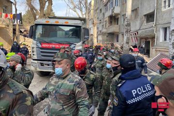 Azerbaijani MES: Body of child removed from rubble of house in Khirdalan, search-rescue operation ends - PHOTO - UPDATED