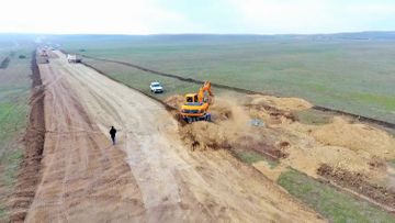 Construction of new motorway to Keshikchidagh started