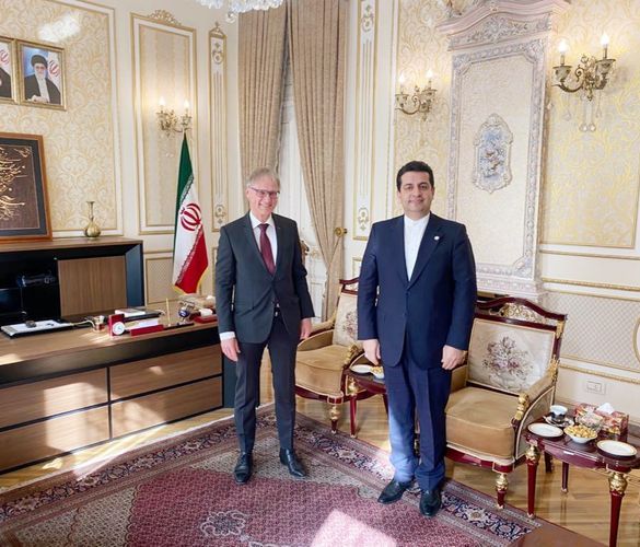 Ambassadors of German and Iran to Azerbaijan meet