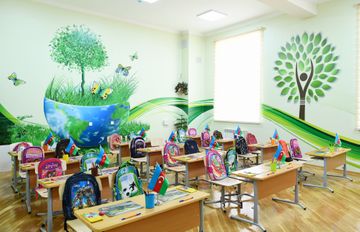President Ilham Aliyev viewed conditions created at newly-reconstructed schools in Sabunchu and Surakhani districts