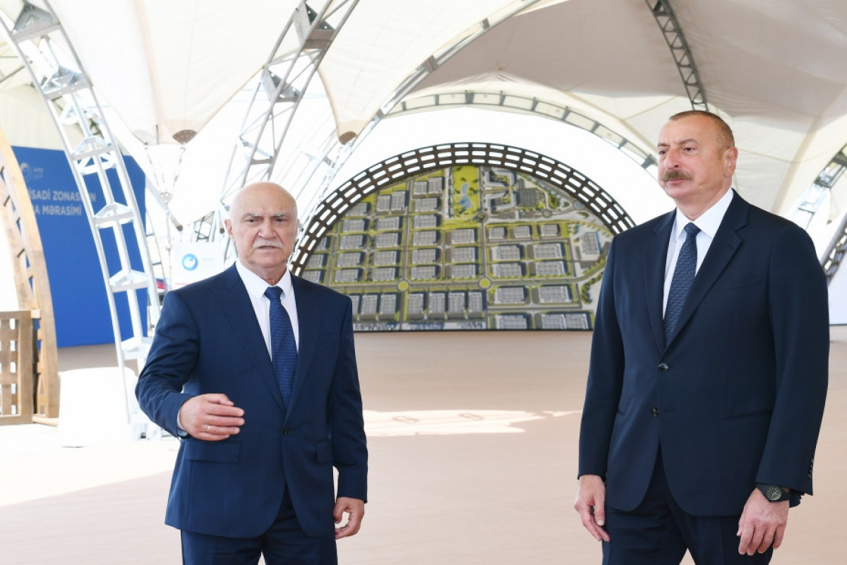 President Ilham Aliyev laid foundation of Alat Free Economic Zone