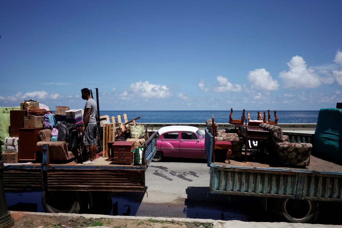 Tropical Storm Elsa brings strong winds, steady downpour to Cuba