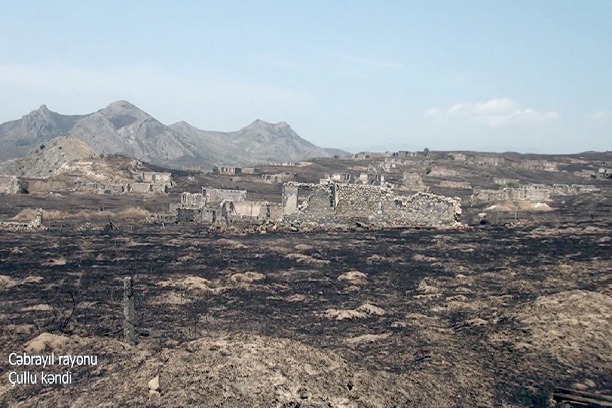 Azerbaijani MoD releases video footage of the Chullu village of the Jabrayil region -VIDEO 