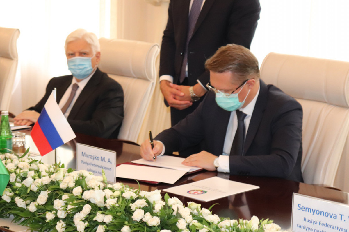 Azerbaijan and Russia signed “renewed cooperation agreement in the field of Medical Science and Health”