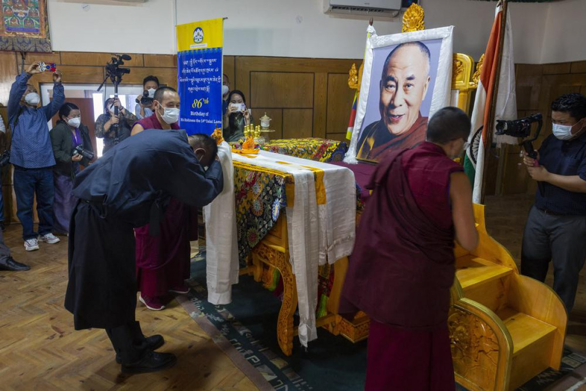 Tibetan spiritual leader the Dalai Lama praises India's secular values, while marking 86th birthday