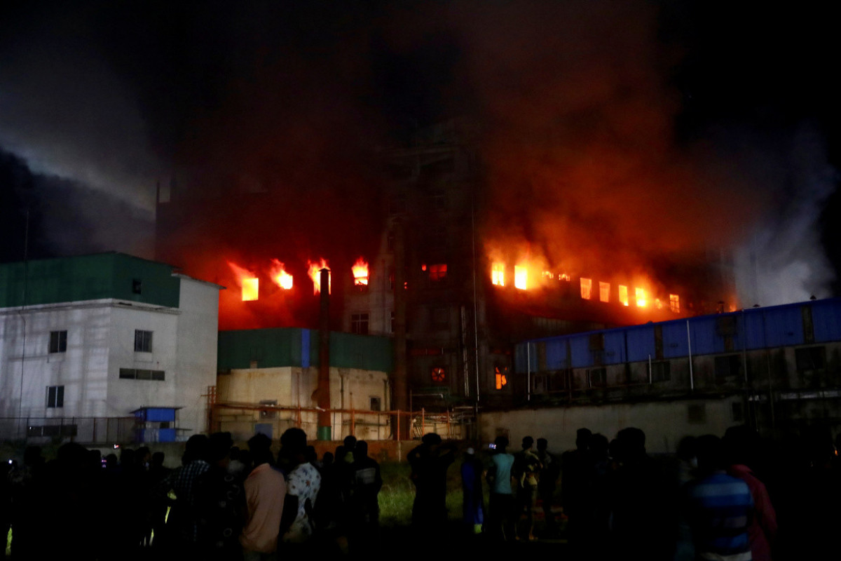 Fire at Bangladesh juice factory kills at least 43, many feared trapped