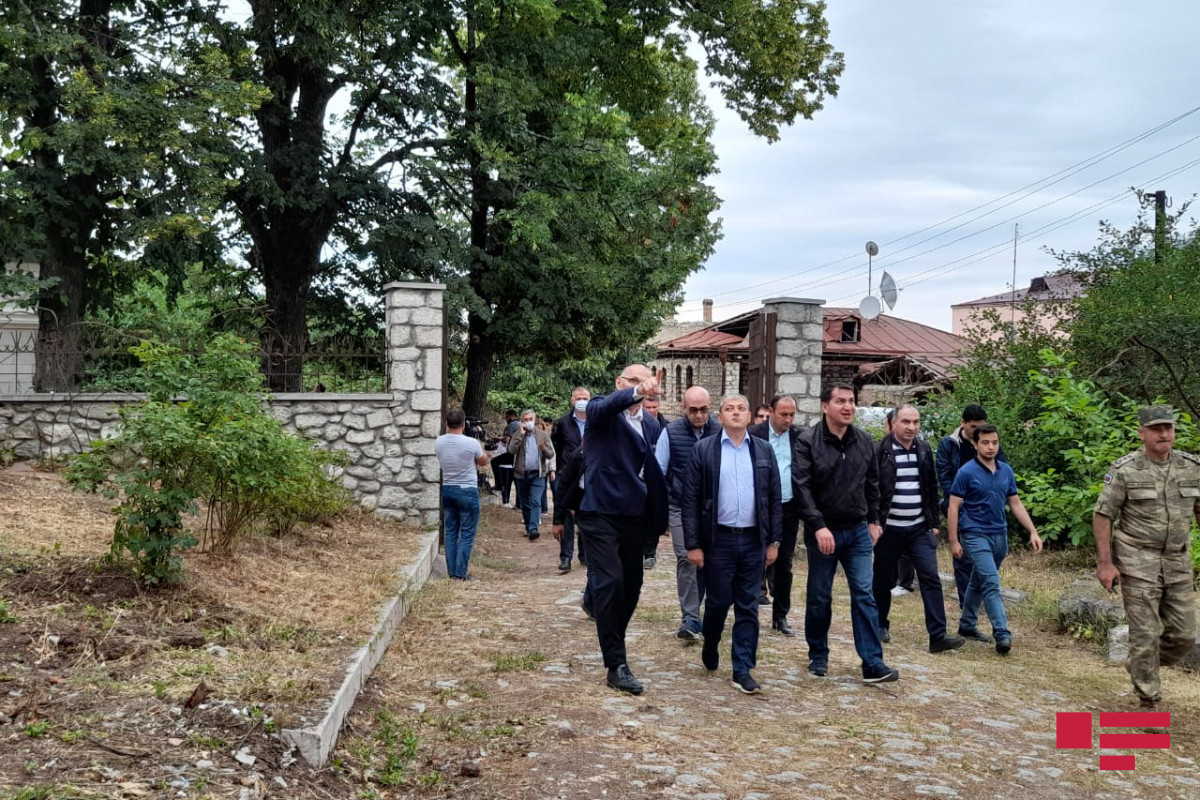 Foreign diplomats at Mehmandarov's mansion complex