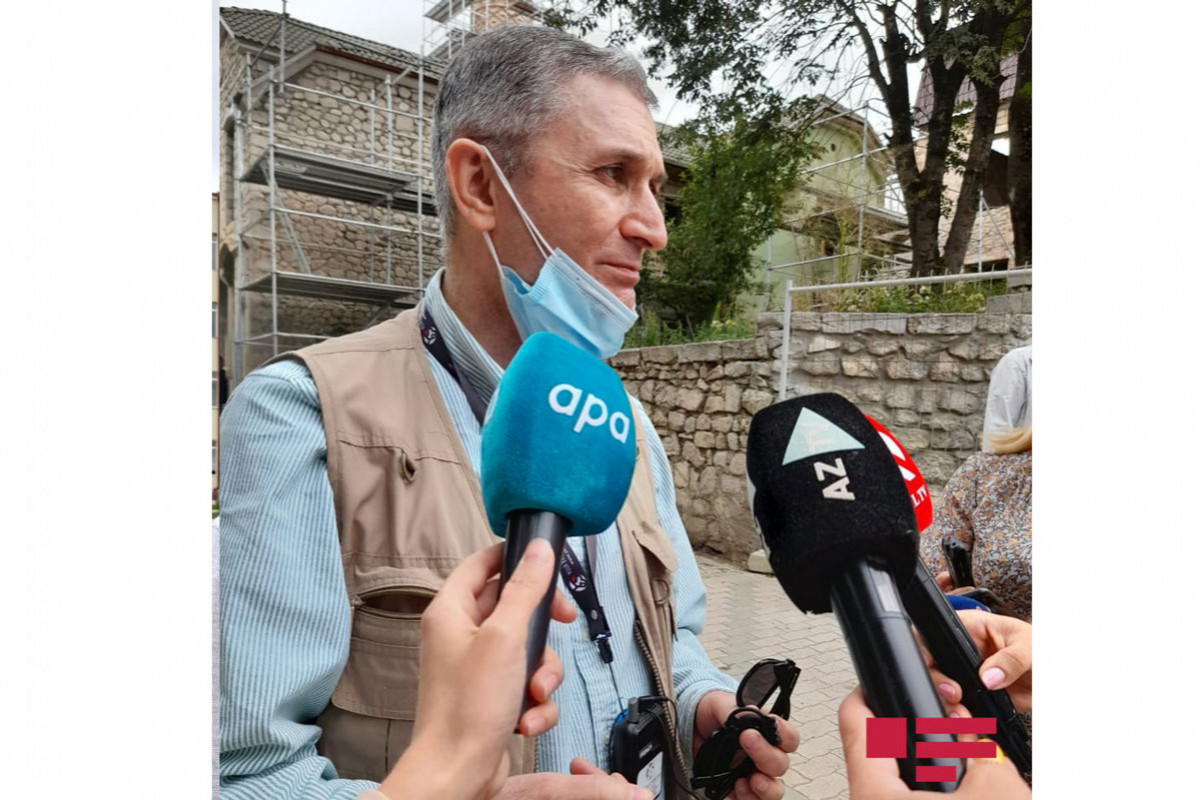 Palestinian ambassador: "It is very sad to see destructions in Shusha"