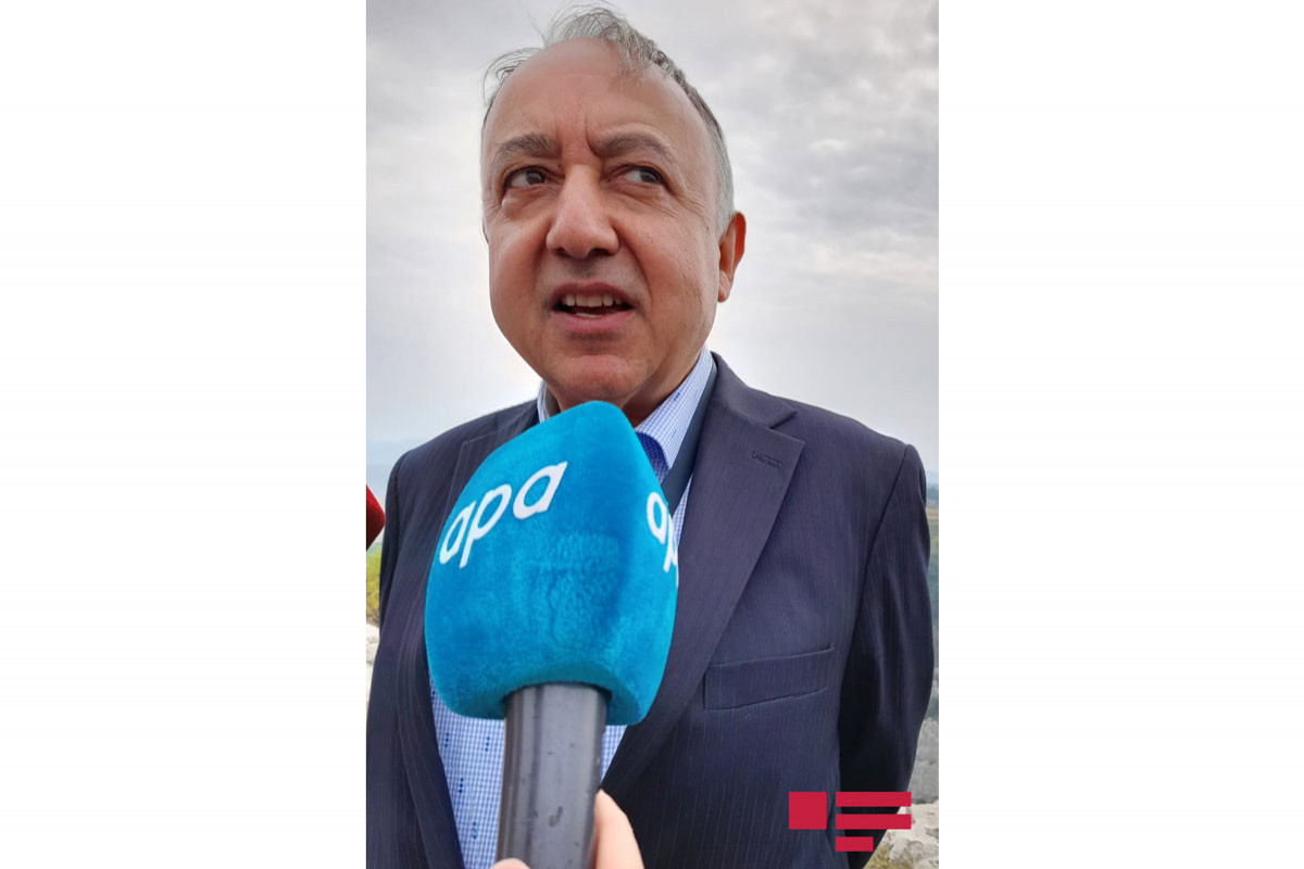 Ambassador of Afghanistan to Azerbaijan Amanullah Jeyhun in Shusha