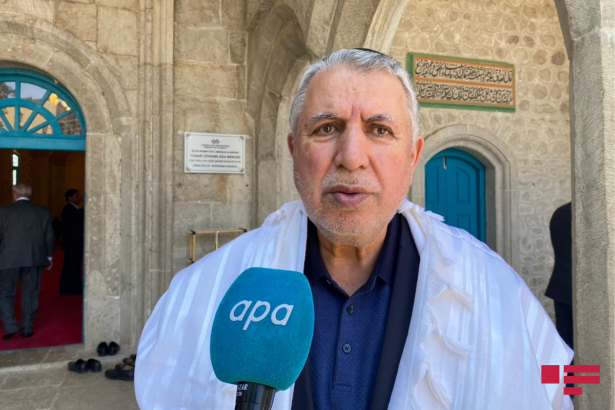 head of the Mountain Jews community in Azerbaijan Milikh Yevdayev