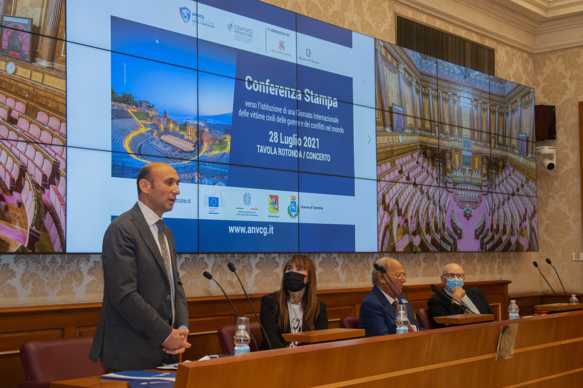 Ambassador spoke about crimes committed by Armenia against Azerbaijani civilians, in Italian Senate