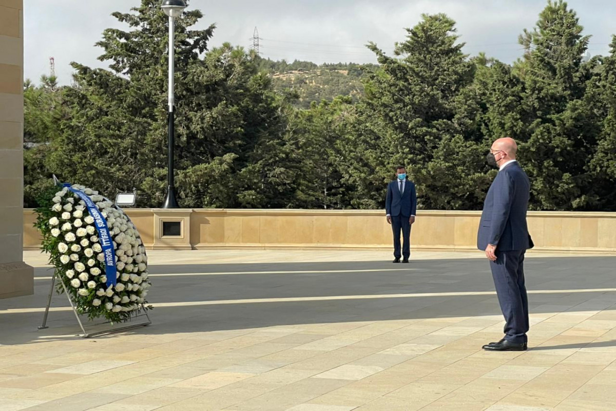 President of the EU Council visited the Alley of Martyrs