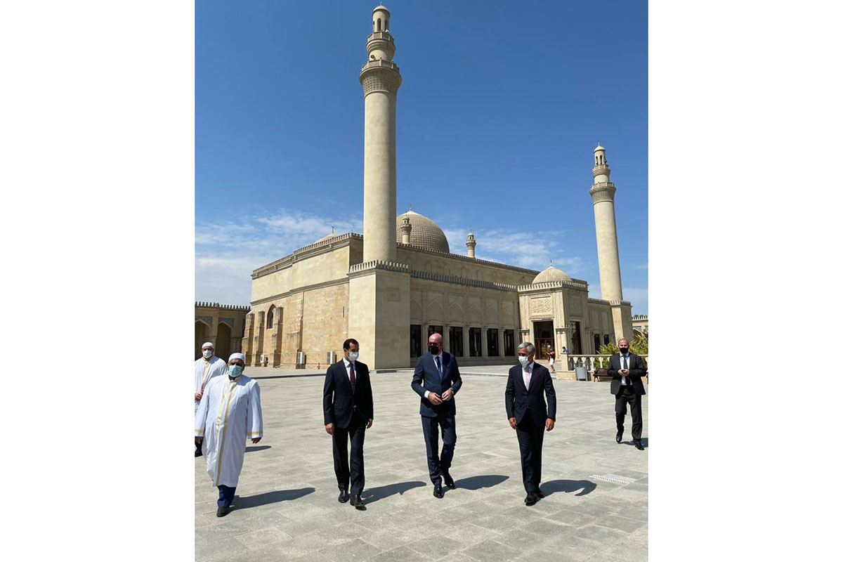 EU Council President visited the Juma Mosque in Shamakhi