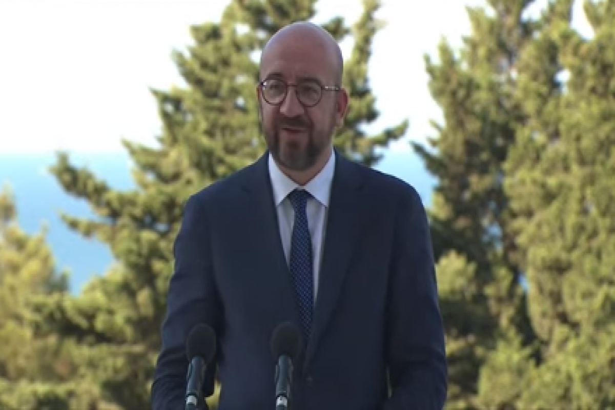 EU Council President Charles Michel