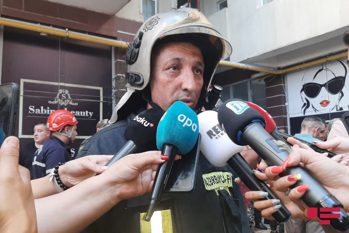 Deputy Chief of the State Fire Protection Service Akbar Novruzov