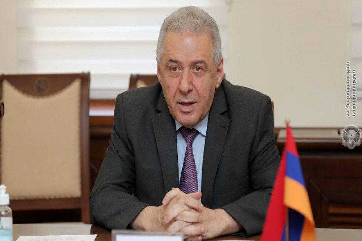 Armenia’s acting Defence Minister Vagharshak Harutyunyan