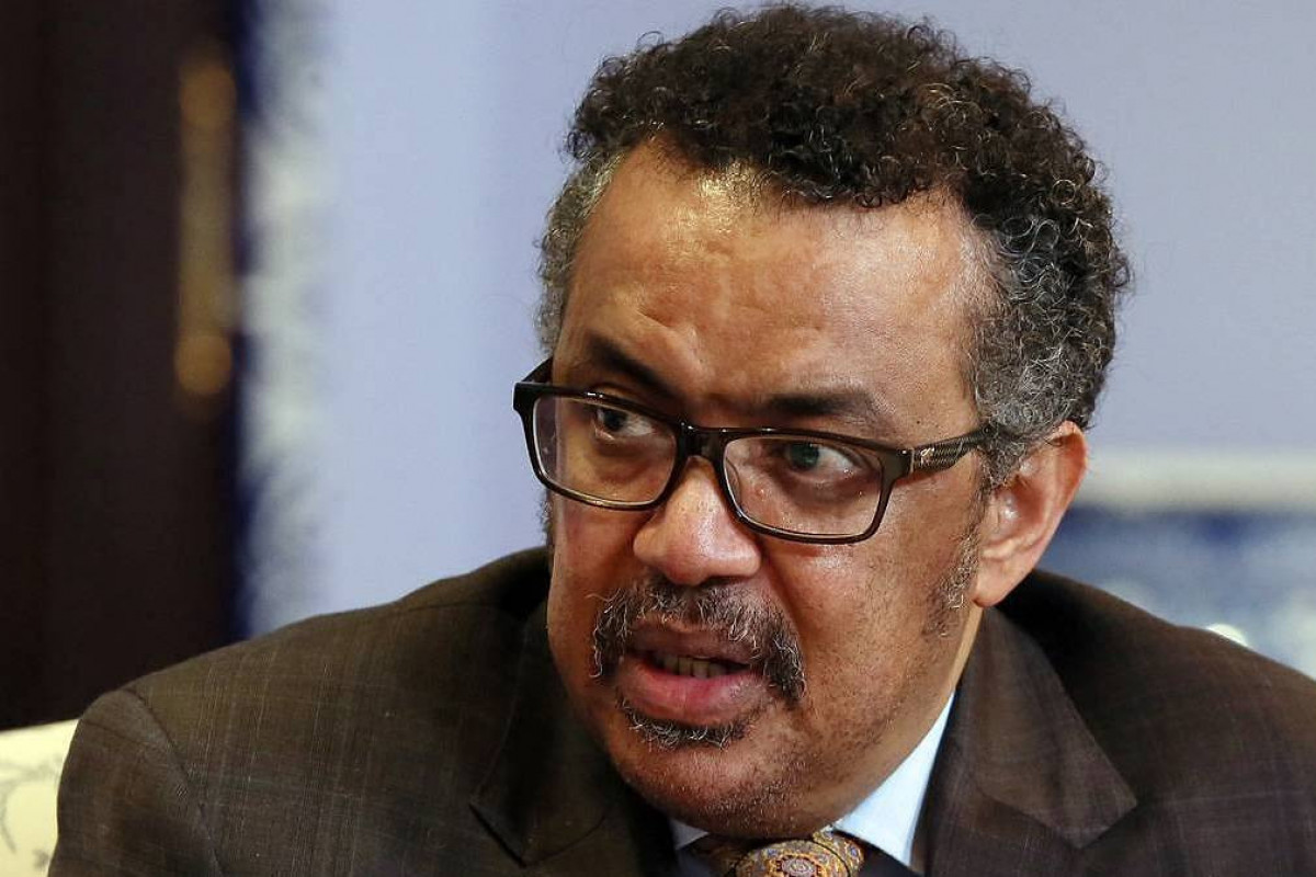 The World Health Organization (WHO) Director General Tedros Adhanom Ghebreyesus
